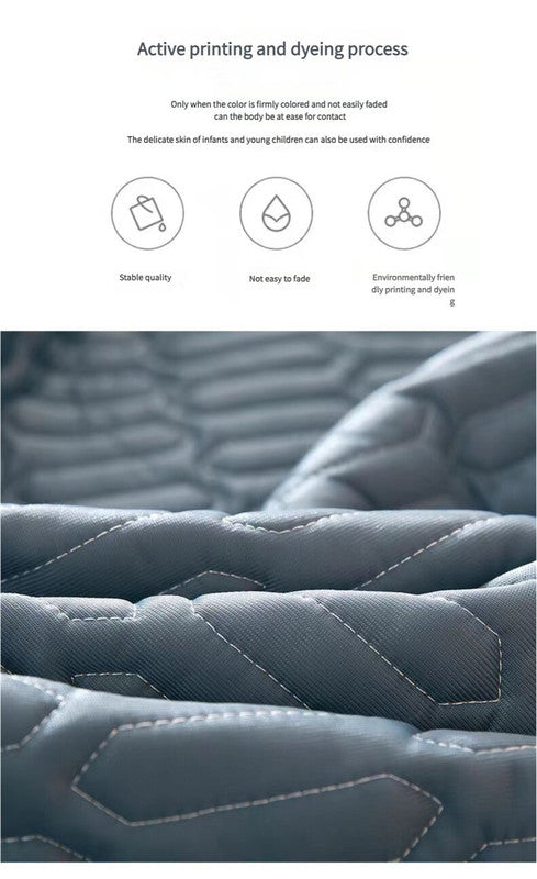 Dark Green Cooling latex texture Pillowcase Set - Latex Feeling, Solid Color, 48x74cm (Pair) 3