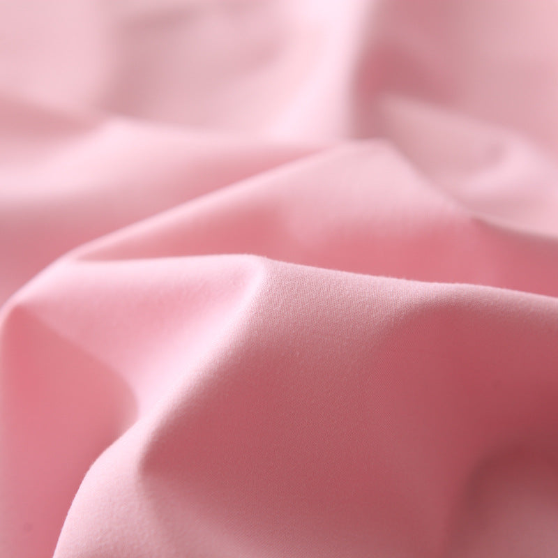 Purple And Pink Stitching Ultra-Soft Solid Color 4-Piece Bedding Set - Queen Size(Suitable for 2m bed) 7