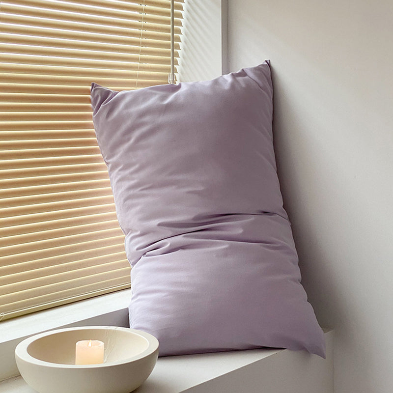 White 100% Cotton Pillowcase Set - Envelope Closure(without pillow core) 4