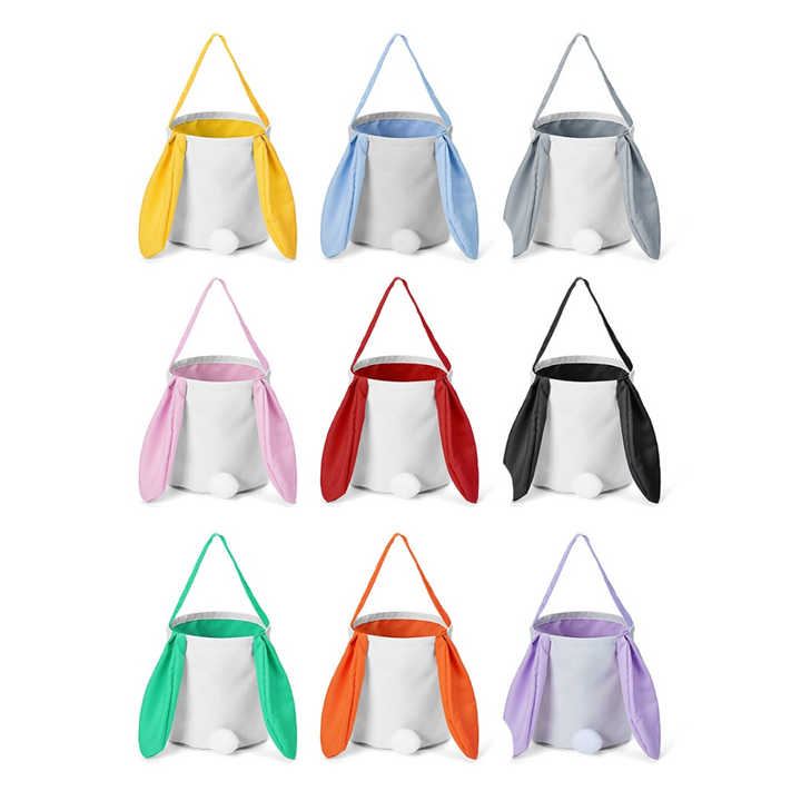 Yellow Adorable Easter Bunny Ear Tote Bag - Stylish Rabbit-Themed Candy Bag 6