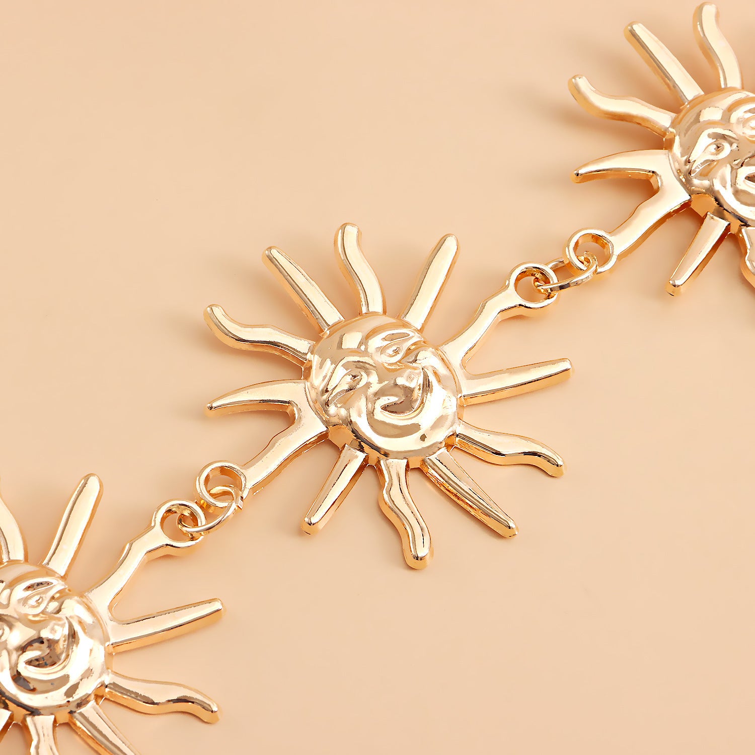 2 PCS (Style 8)Statement Body Chain Belt - Women's Sun Flower Waist Jewelry 3