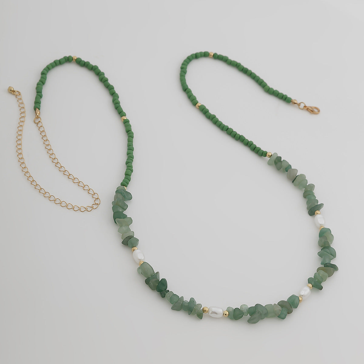 Green 3-Piece Layered Waist Chain Set - Bohemian Style Body Accessories 4