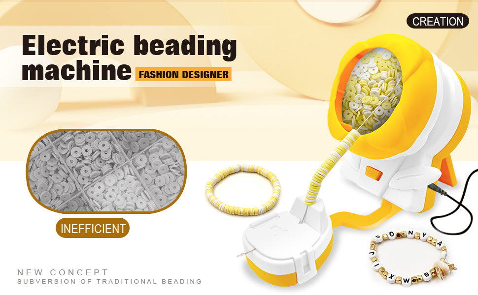 Green Automatic Bead Loader - Electric DIY Jewelry Making Kit with Accessories 4