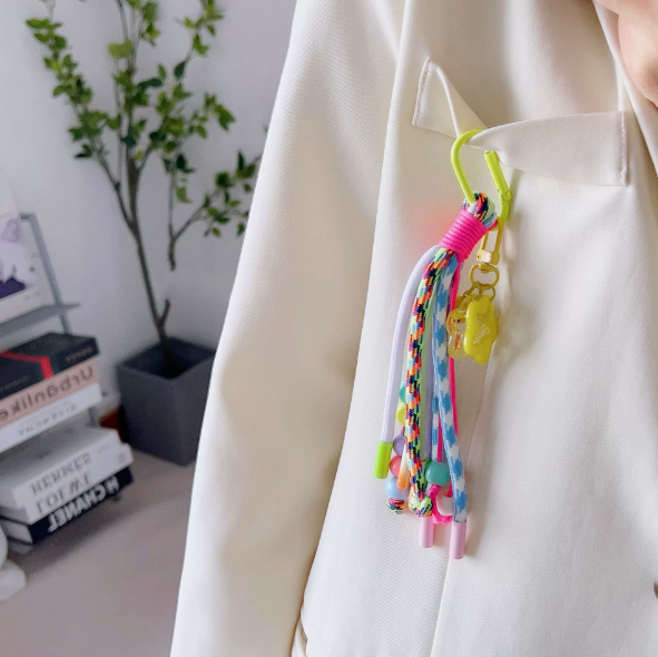 5 Unique Colorful Cell Phone Straps - Dopamine Lanyard Set 5