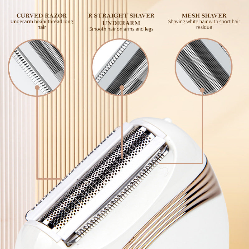 Rechargeable Women's Electric Razor - Mini Size, Perfect for Travel 3