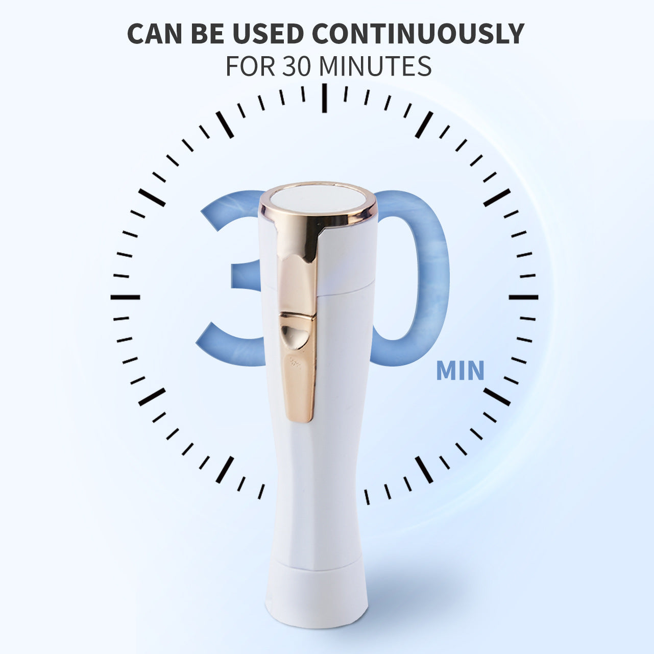 Rose Gold Electric Shaver for Women - Painless Hair Remover with USB Charging 4