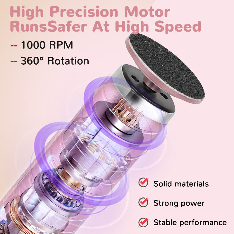 2-in-1 Electric Foot File & Hand Care Tool 4