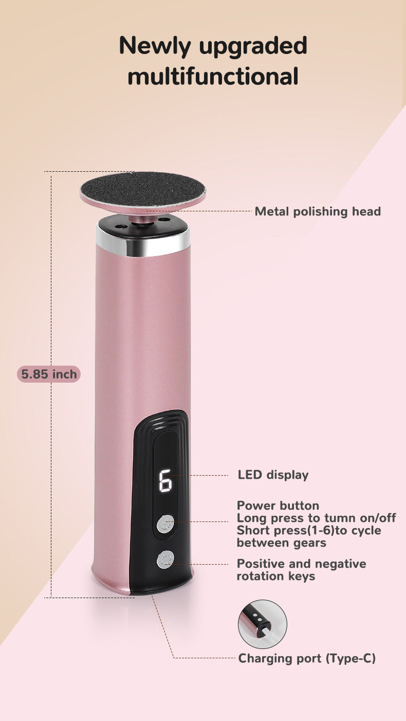 2-in-1 Electric Foot File & Hand Care Tool 7