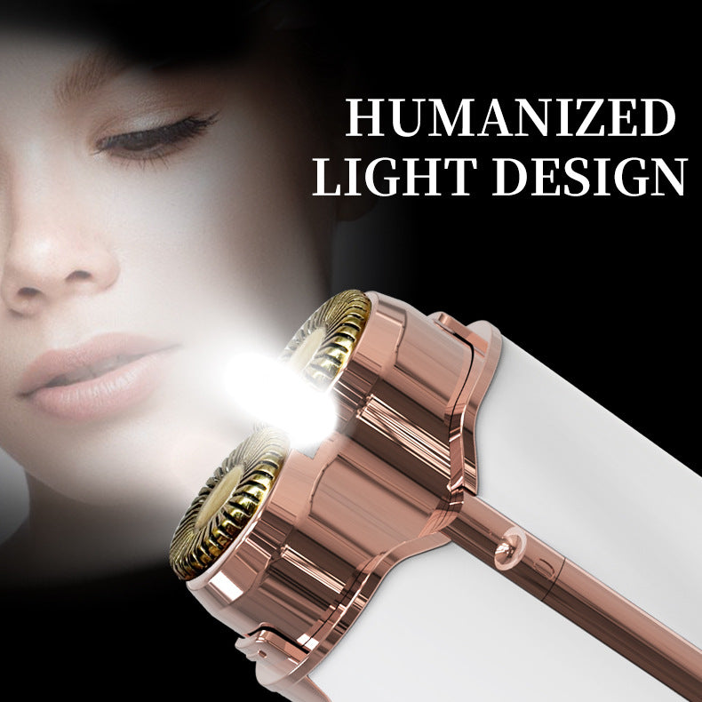 Mini Facial & Body Hair Remover - Rechargeable Lady Shaver Rose Gold 3