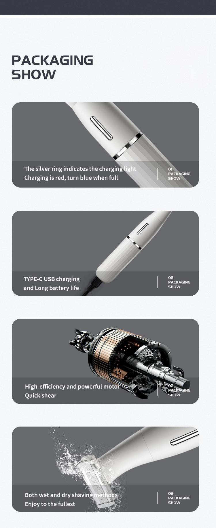 All-in-One Ladies' Trimmer Kit - Body, Face, Eyebrow & Nose Hair Removal 8