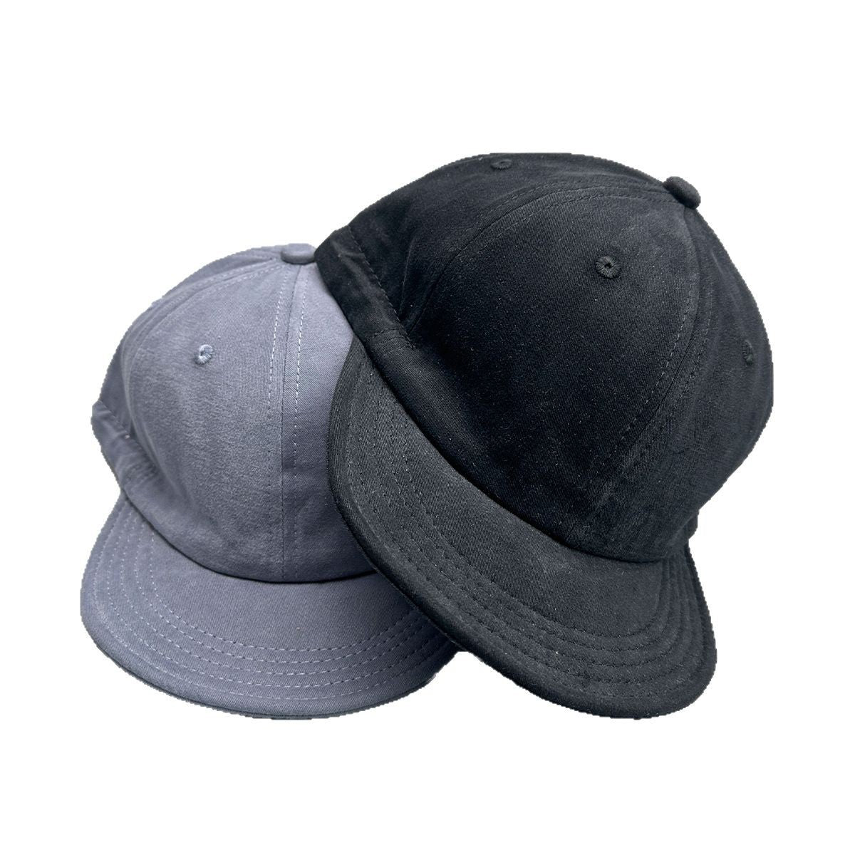 Black Minimalist Baseball Cap - Unisex Retro Streetwear Hat 3