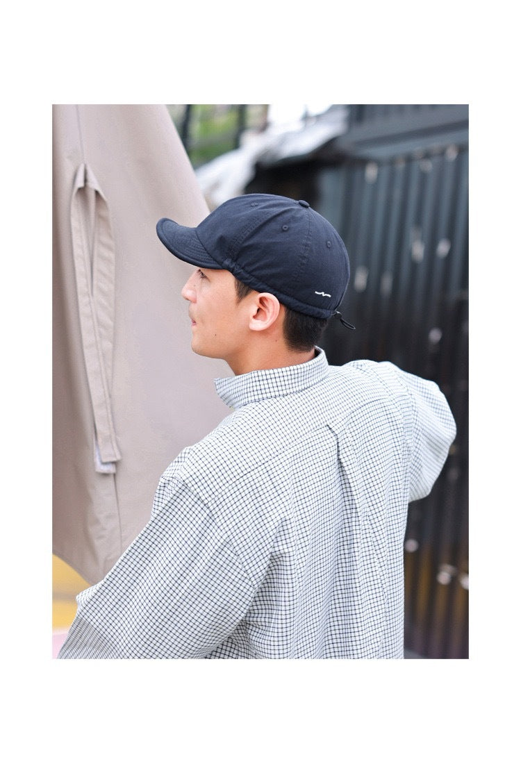Navy blue Minimalist Baseball Cap - Unisex Retro Streetwear Hat 3