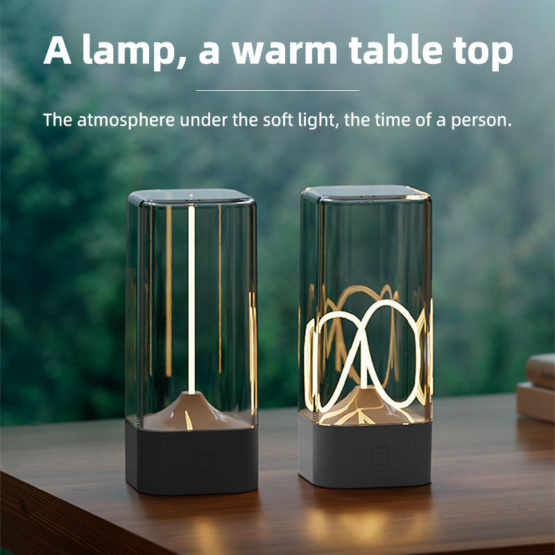 White Portable Magnetic Table Lamp with Bendable LED - USB-C Rechargeable 5