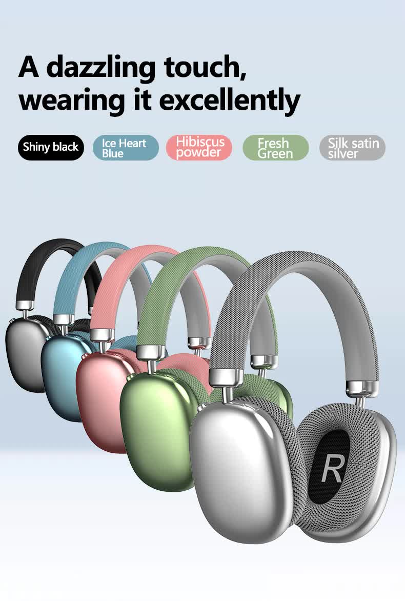 Black Comfortable Over-Ear Headphones - Hi-Fi Sound, Long Battery, Swivel Control 8