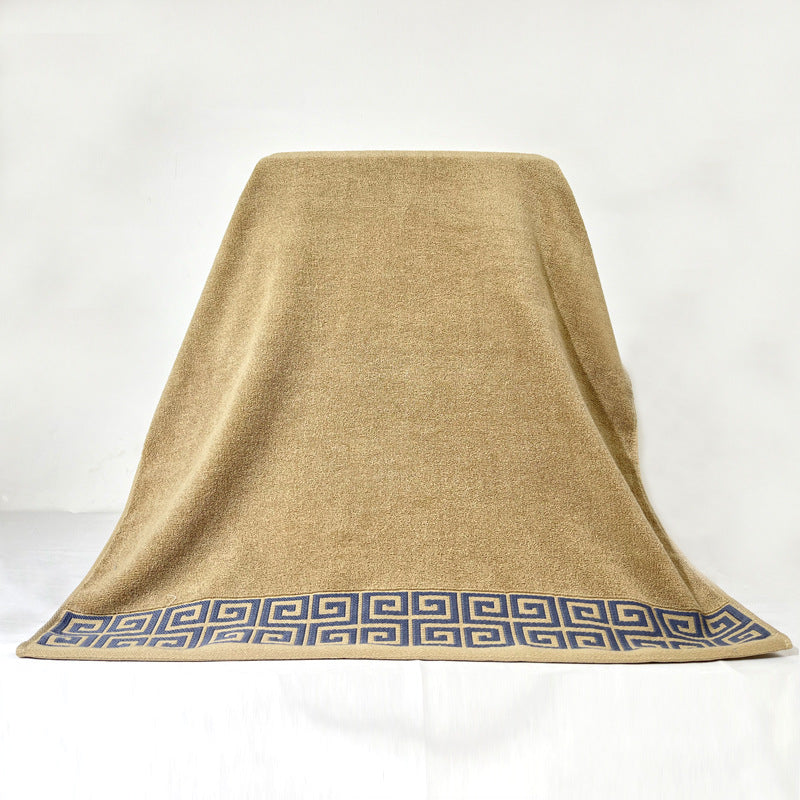 Khaki Luxury Cotton Towel Set - 6-Piece Highly Absorbent Bath & Hand Towels 6