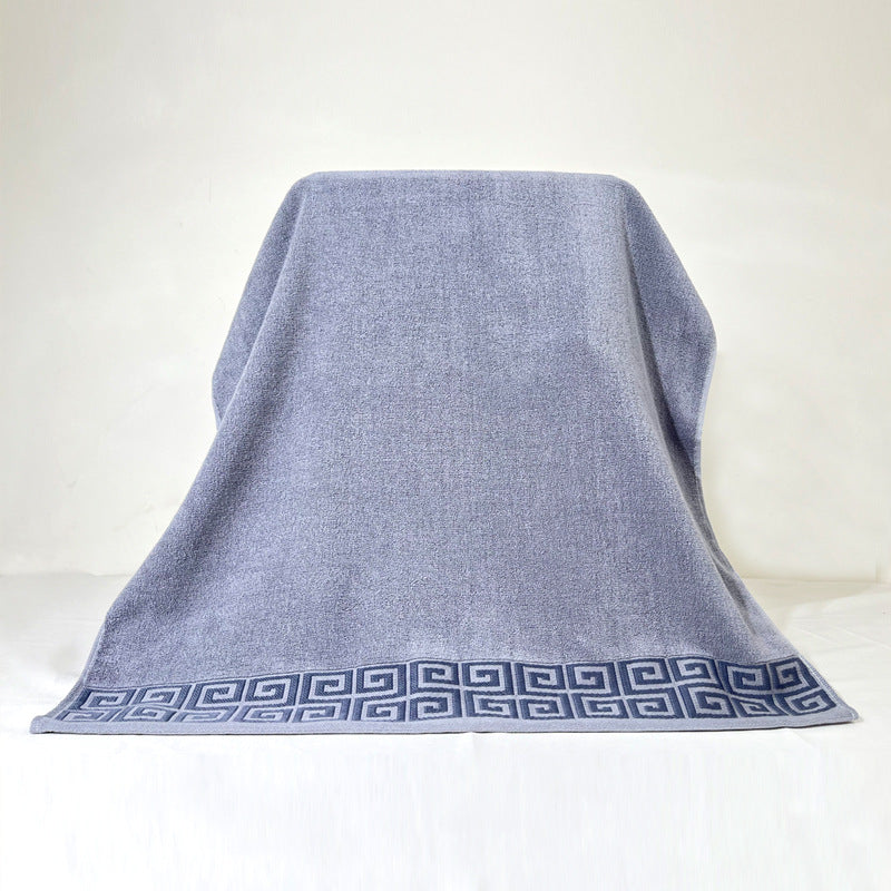 Blue Luxury Cotton Towel Set - 6-Piece Highly Absorbent Bath & Hand Towels 8