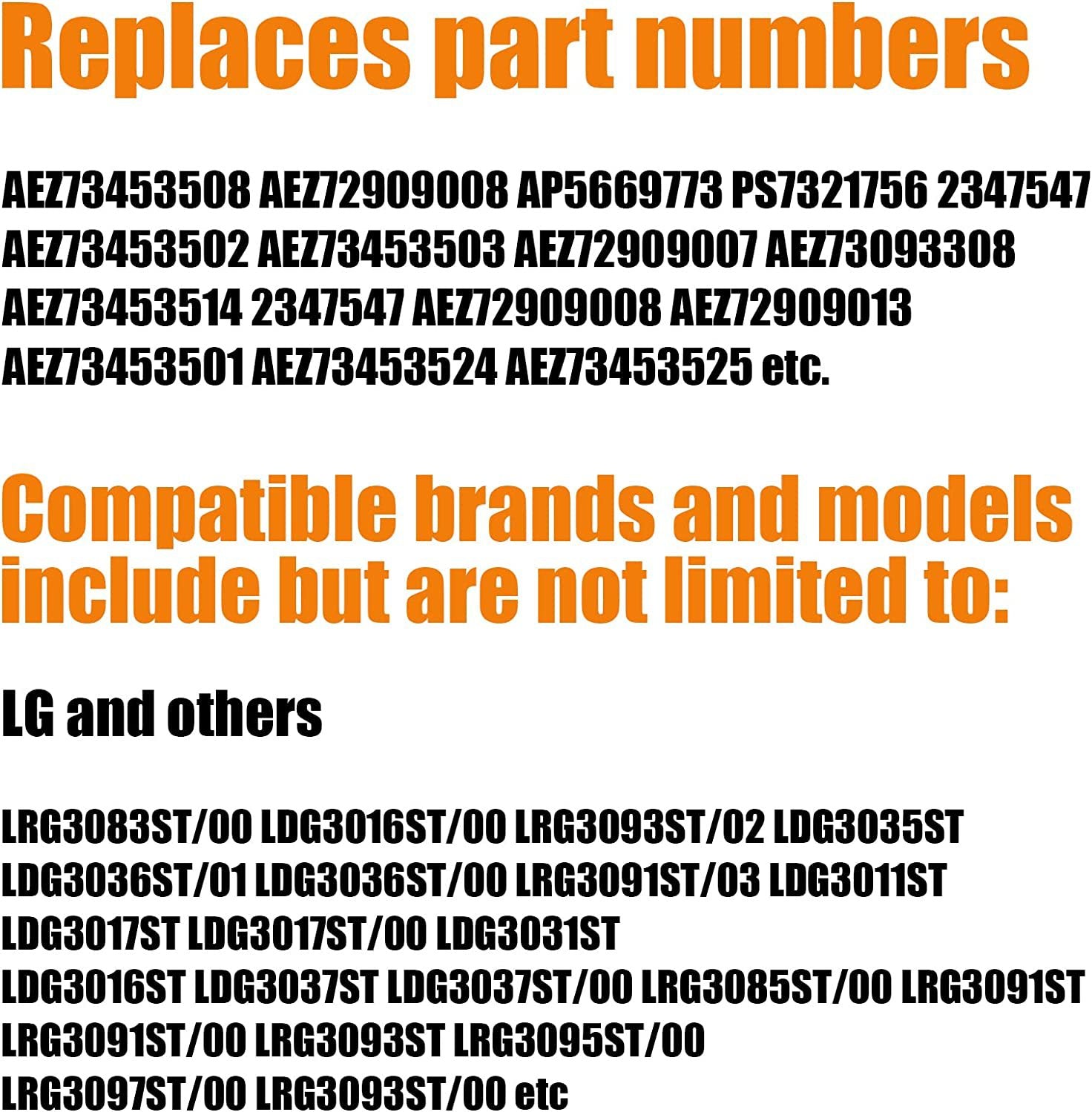 2 Pcs Silver AEZ73453509 Oven Stove Knob Assembly - Stainless Steel Replacement for AEZ72909008, Easy Install & Durable Upgrade 7