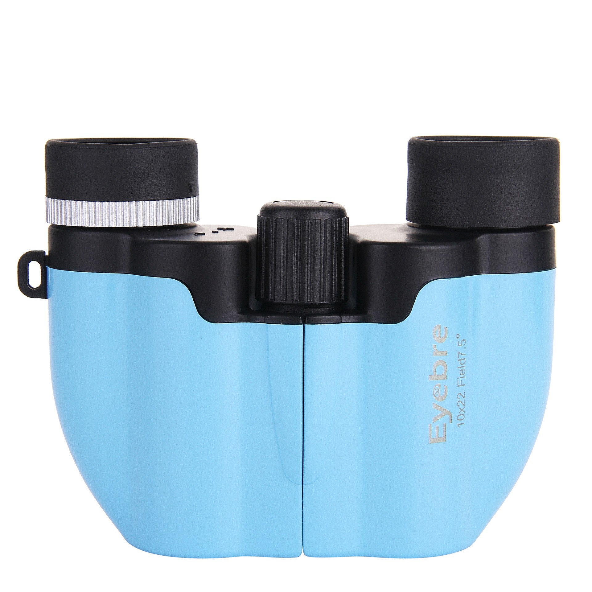 Blue 10x22 Compact Binoculars for Adults - High Definition Lightweight Telescope for Hiking, Travel, and Concerts