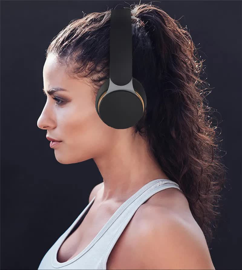 White Wireless Bluetooth Headphones with Noise Reduction - Heavy Bass, Long Battery Life, TF Card Support 7