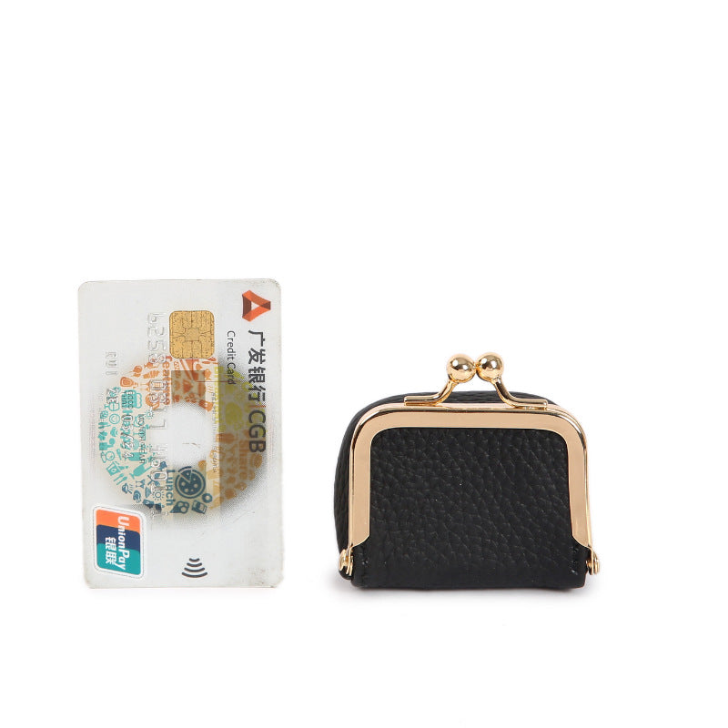 Black Mini Jewelry Pouch - Compact PU Leather Coin Purse for Earrings, Rings, and Necklaces, 6.5x5x3.5cm 6