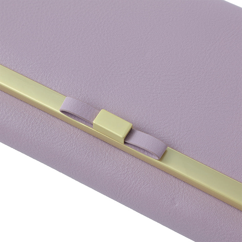 Yellow Elegant Women's Long Wallet - Clutch Purse with Zip Coin Pocket & Card Slots 5