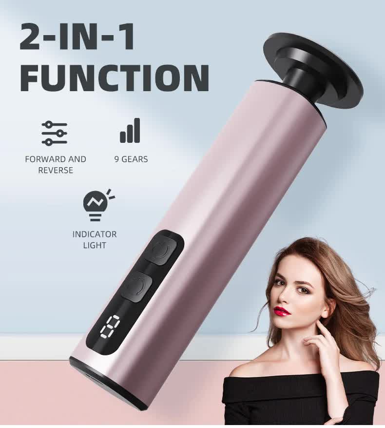 Black Rechargeable Electric Foot File with 9 Speed Settings - Callus Remover for Smooth Feet 8