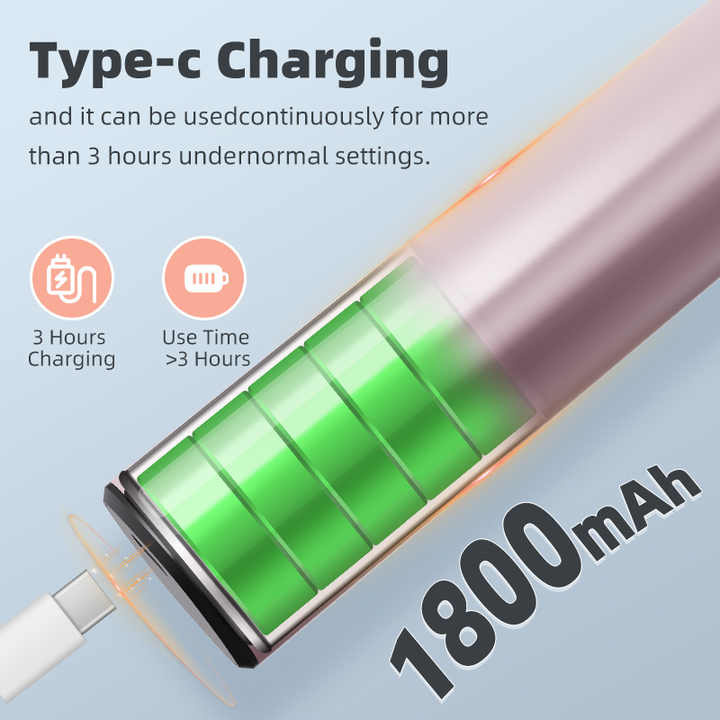 Purple Rechargeable Electric Foot File with 9 Speed Settings - Callus Remover for Smooth Feet 5