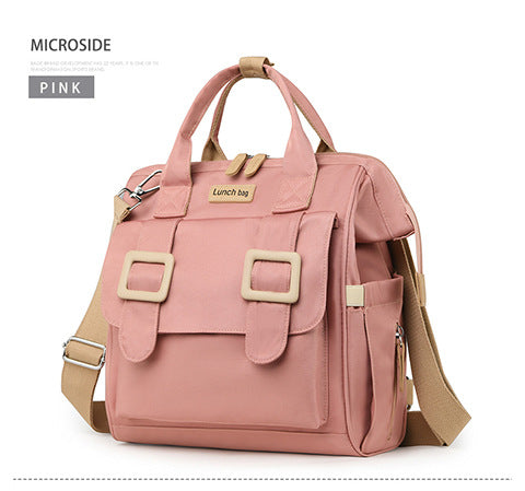 Green Multifunctional Insulated Lunch Bag for Women - Waterproof, Lightweight, and Stylish for Picnics and Outings 11