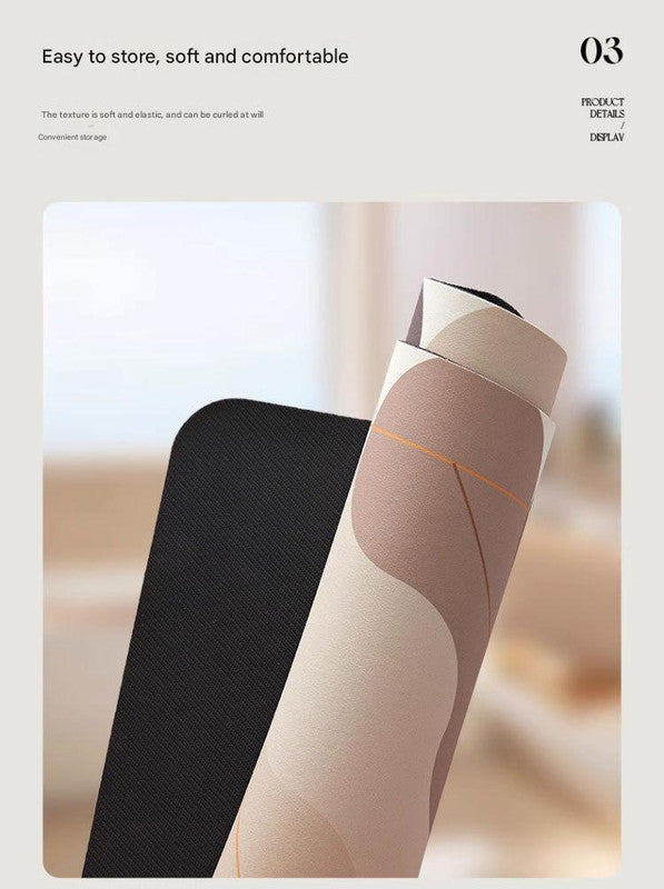 2 Pcs Style 4 Khaki Puppy pattern Cartoon Pet Feeding Mat for Cats & Dogs - Absorbent Diatom Mud Splash-Proof Mat, Easy to Clean 4