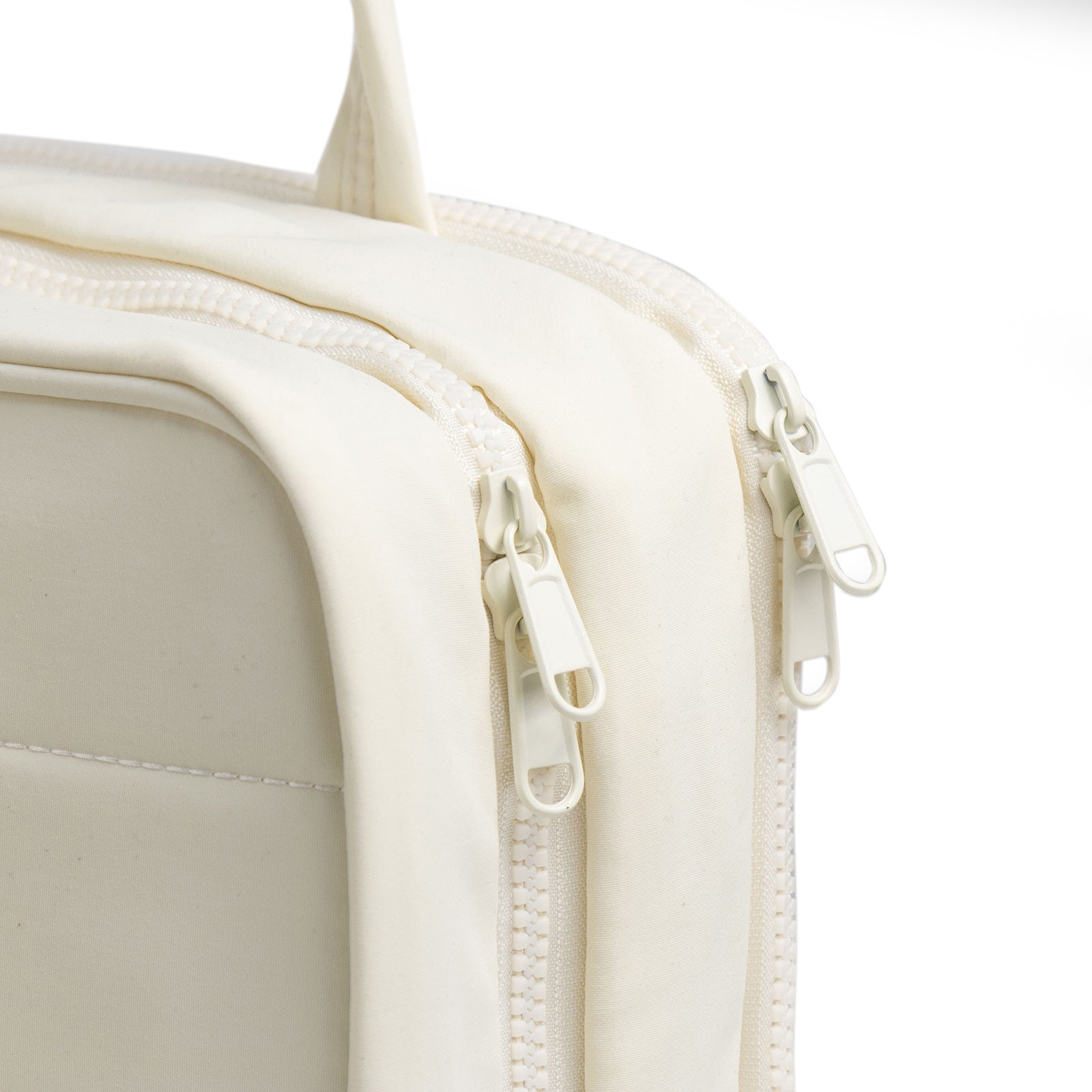 Size M Beige Quilted Hanging Toiletry Bag with Jewelry Organizer - Travel Cosmetic Case(28*12*20) 5