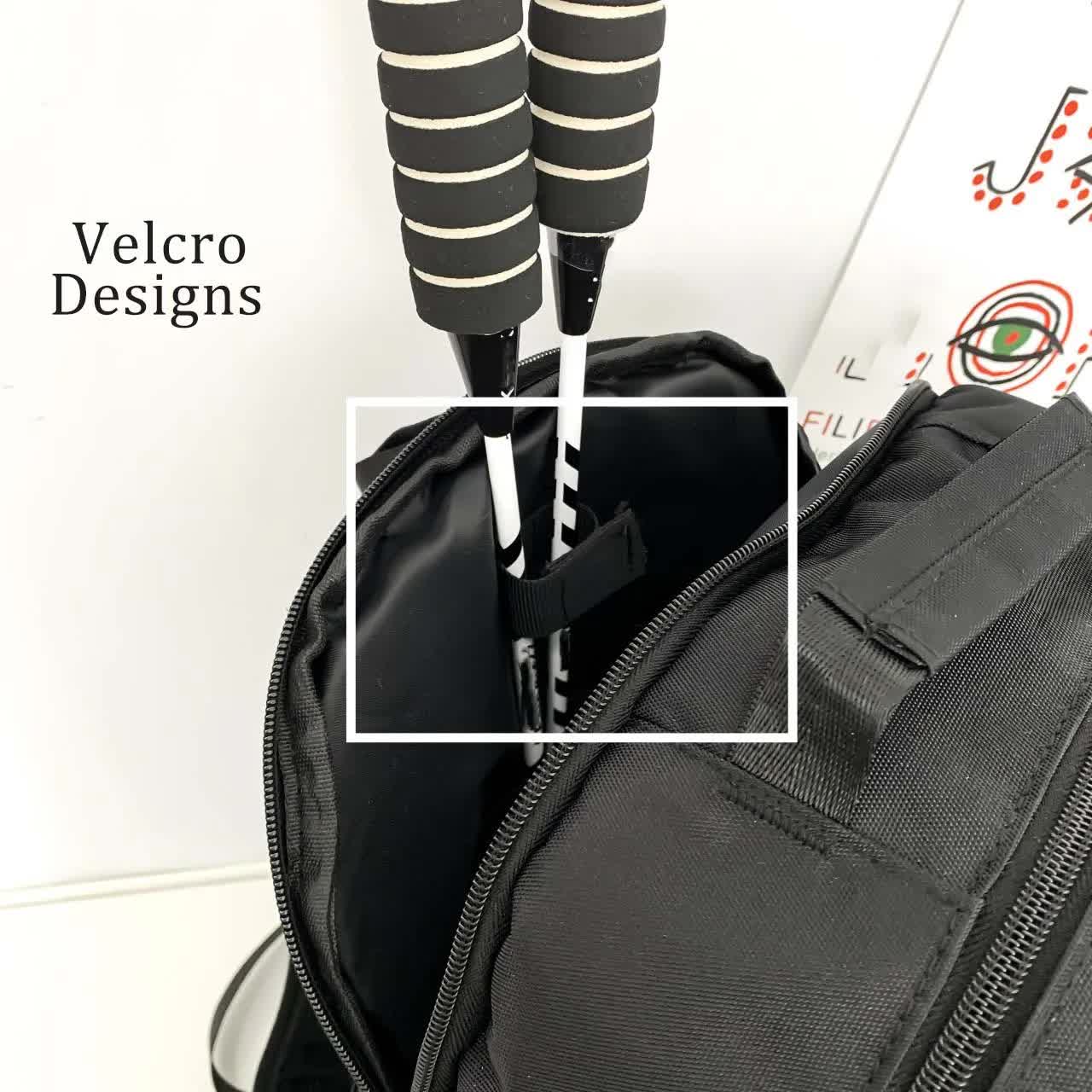 Orange And Black Stylish Sports Backpack with Contrast Pockets - Unisex Gym Bag for Badminton & Tennis 5