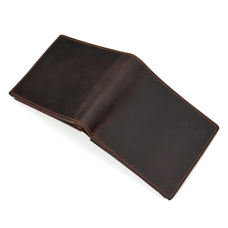 Brown Men's Vintage Wallet Multi-Card Slots Large Capacity Coin Purse Casual Clutch Bag for Everyday Use 3