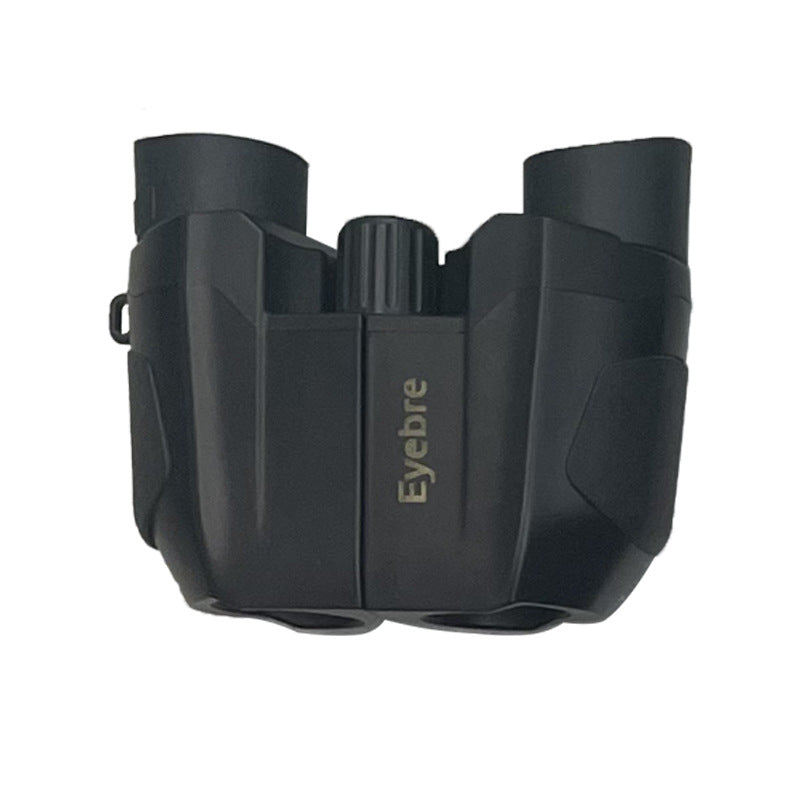 Black (matte finish) 10x22 Kids Binoculars - Multi-Color Compact High-Definition Telescope for Outdoor Adventures & Concerts