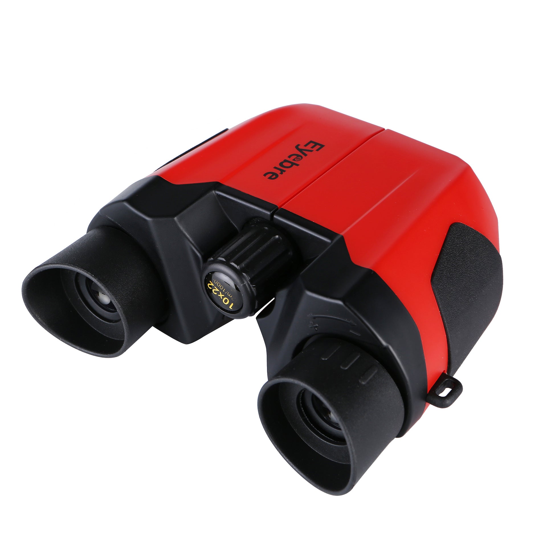Red (matte finish) 10x22 Kids Binoculars - Multi-Color Compact High-Definition Telescope for Outdoor Adventures & Concerts 3