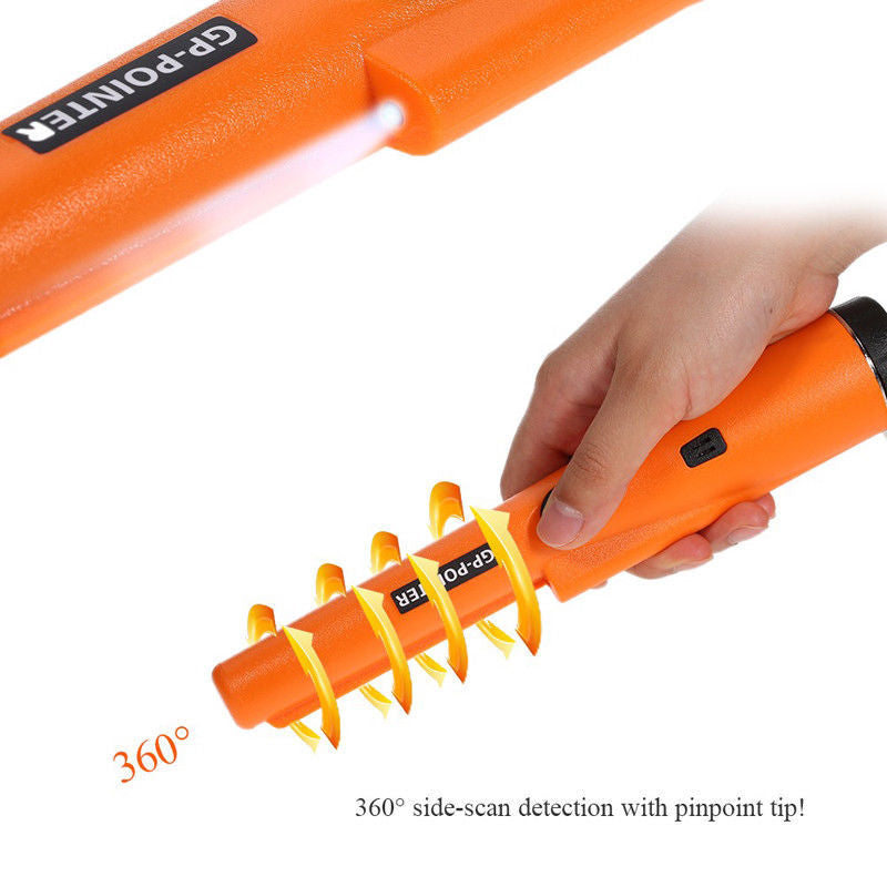 Black High-Sensitivity Metal Detector Pinpointer - GP Pointer with Vibration and Audio Alert for Treasure Hunting 5