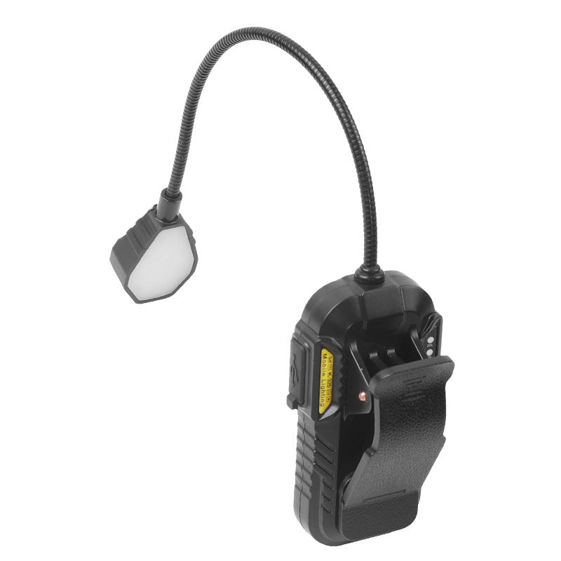 LED Sensor Clip-On Book Light - USB Rechargeable Multifunctional Work Light for Night Fishing and Reading 4