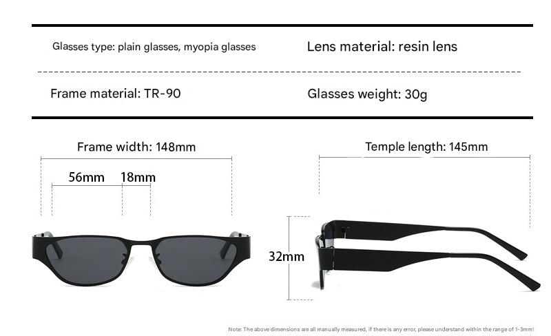 Silver Frame Green Sheet Retro Cat-Eye Metal Sunglasses for Women - UV Protection Stylish Streetwear Shades 4