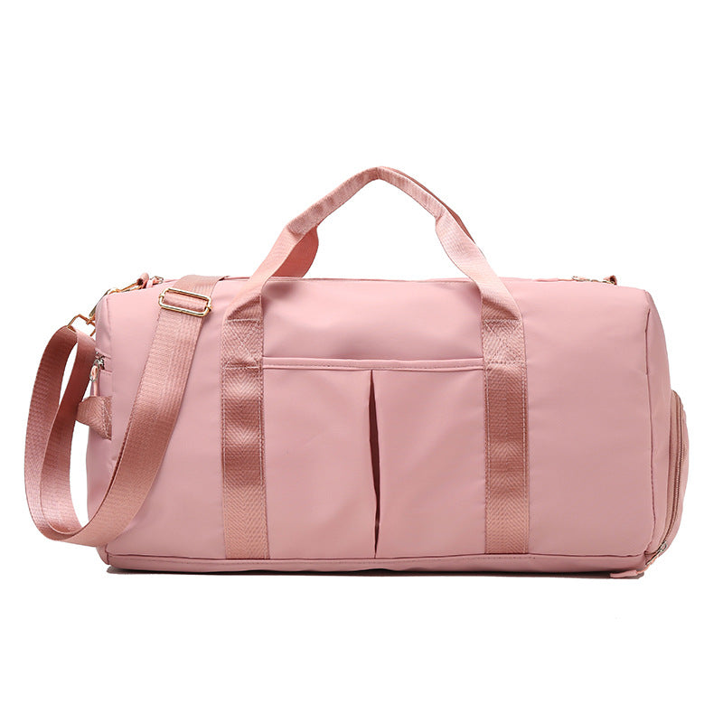 Pink Dry Wet Separation Gym Bag - Women's Large Capacity - Training & Travel