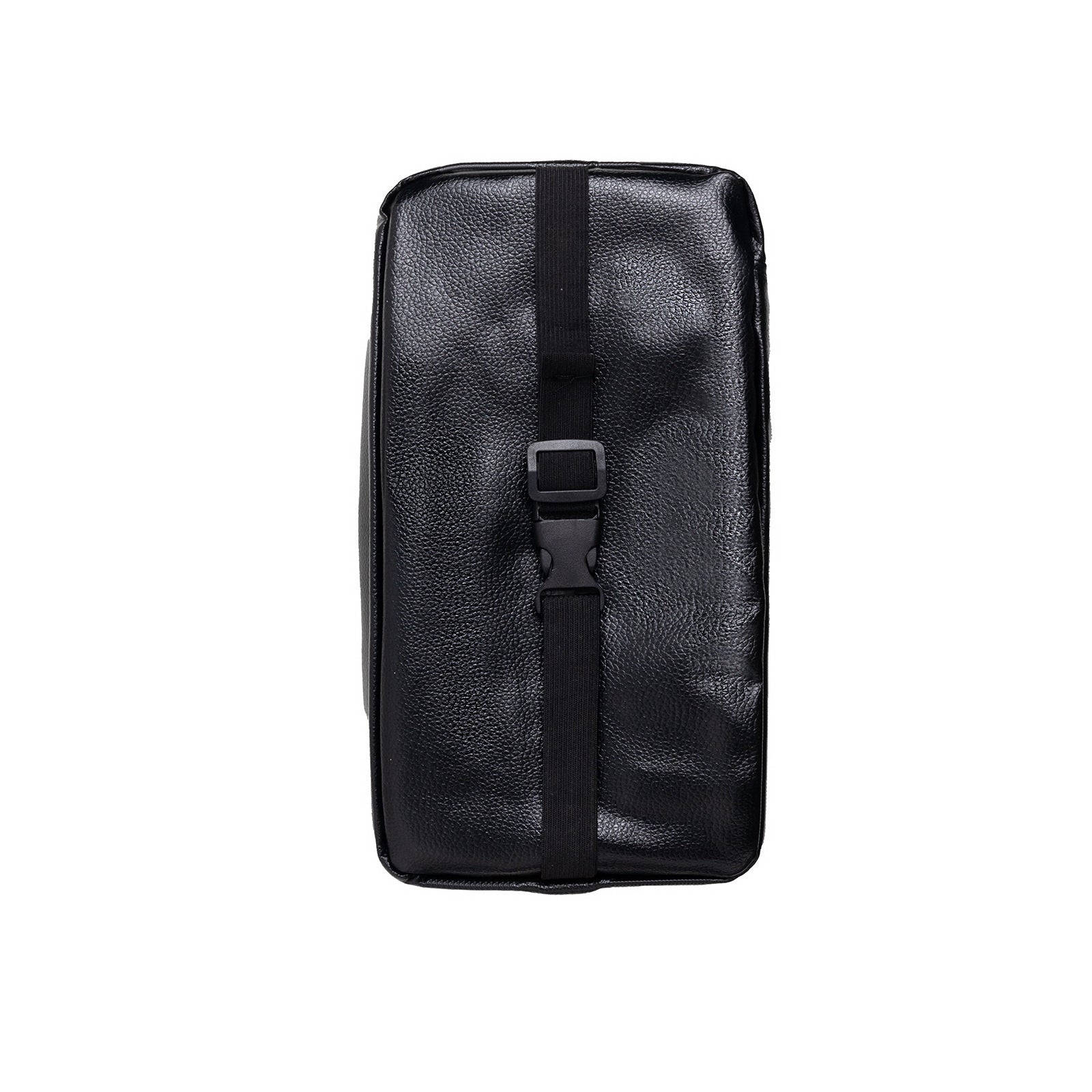 Black 2-Pack Car Tissue Box Holder Set - Universal Sun Visor & Seat Back PU Leather Organizer 3