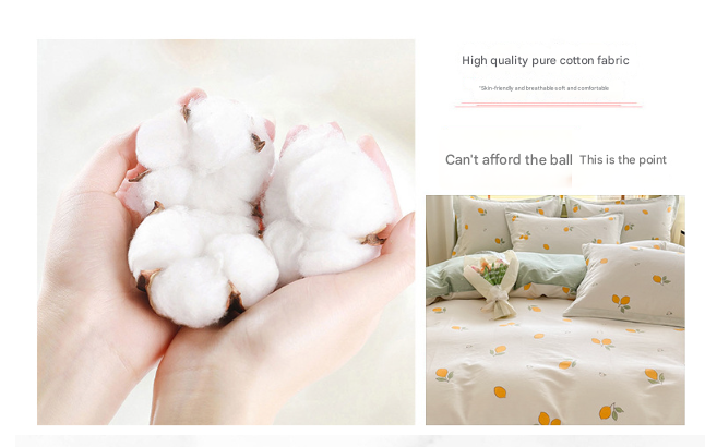 Yu Beauty - Pink 100% Cotton Pillowcase Set (Pack of 2) - Breathable Standard Size 48x74cm Pure Cotton Pillow Covers