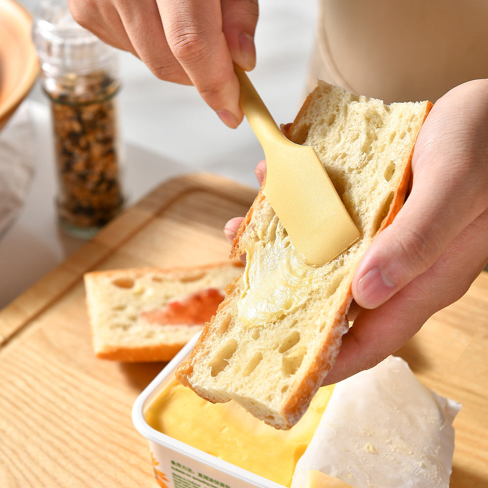 12-Piece Double-Ended Silicone Spatula & Jar Scraper Set - 4 Colors (Yellow, Green, Pink, White) 3