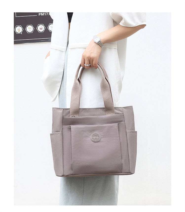 Modern Light purple Shoulder Bag with Multiple Pockets - Perfect for Work 4