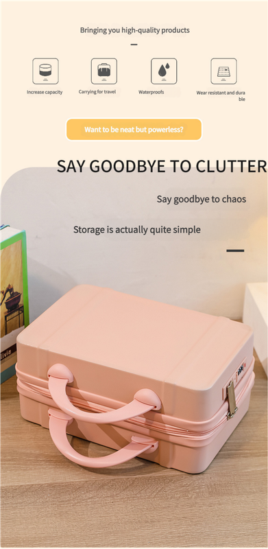 Personalized stylish and lightweight Green mini suitcase for short trips