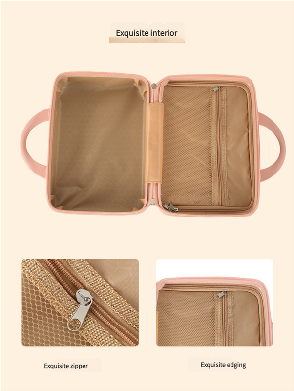 Personalized stylish and lightweight Green mini suitcase for short trips 5