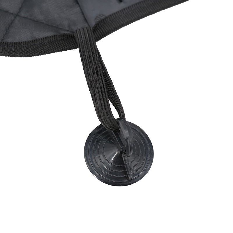 Pet Car Door Protector with Storage Pocket  - 77x64cm Grey 5