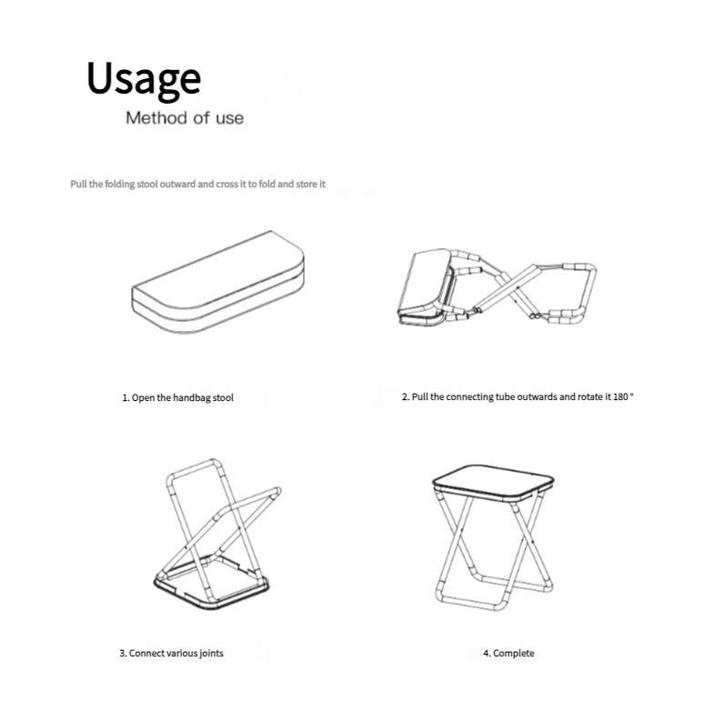 Outdoor Ultralight Folding Camping Chair - Black 3