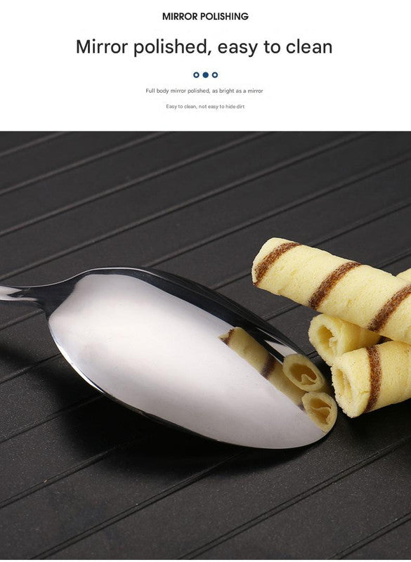 6-Piece Portable Stainless Steel Cutlery Set with Plate and Bag - Silver, Great for Camping and Travel (Steak Knife) 4