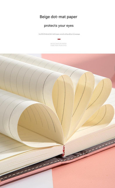 Heart Lock Diary with Key - Vintage Style Journal, Red PU Leather, Secure and Elegant 4