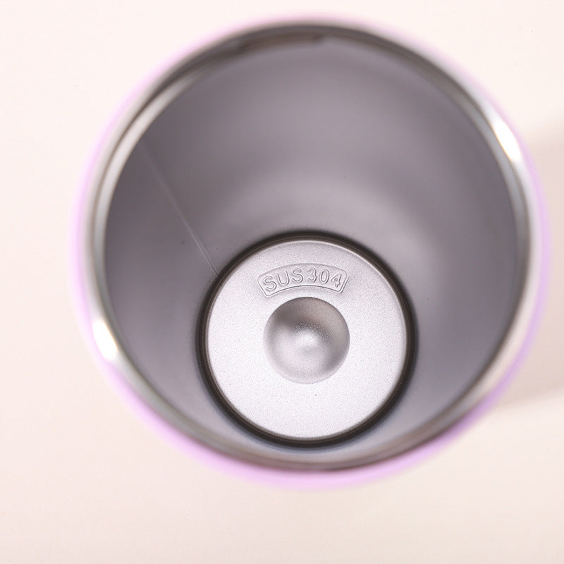 304 Stainless Steel Insulated Tumbler,Cartoon Design Portable Straw Cup for Home and Office(Lake blue) 8