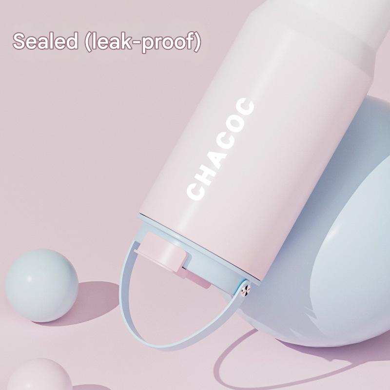 304 Stainless Steel Insulated Tumbler,Large Capacity with Handle and Cute Cloud Accessory(Blue) 4